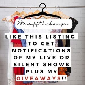 Like this post to get notified of my upcoming Live shows and Giveaways